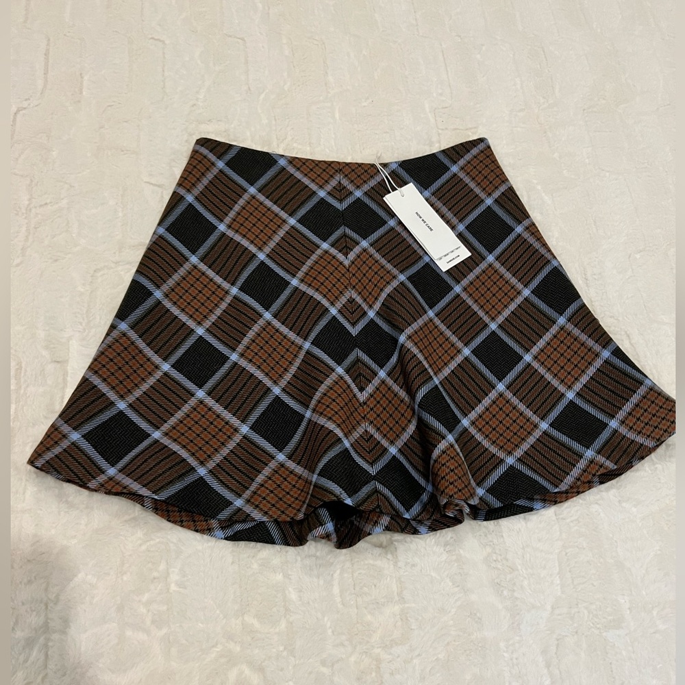Samsoe Samsoe Kora Checked Mini Skirt